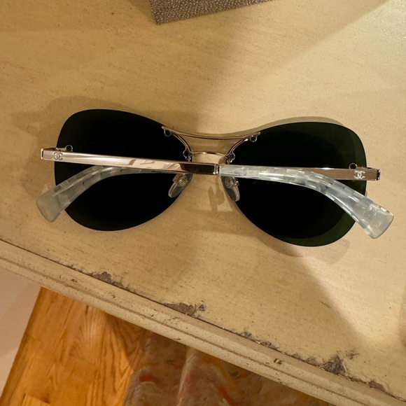 CHANEL
Silvertone Metal And Purple Tinted Sunglasses-4218 - Picture 9 of 10